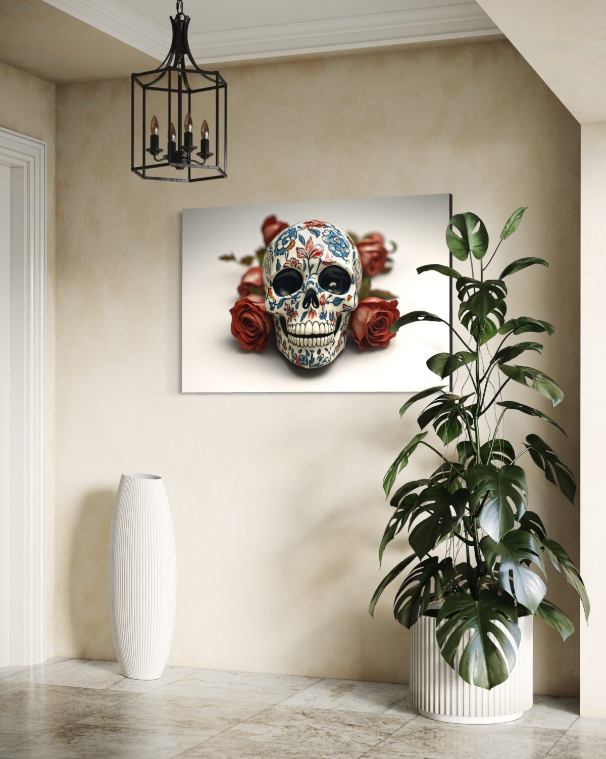 plexiglas sugar skull