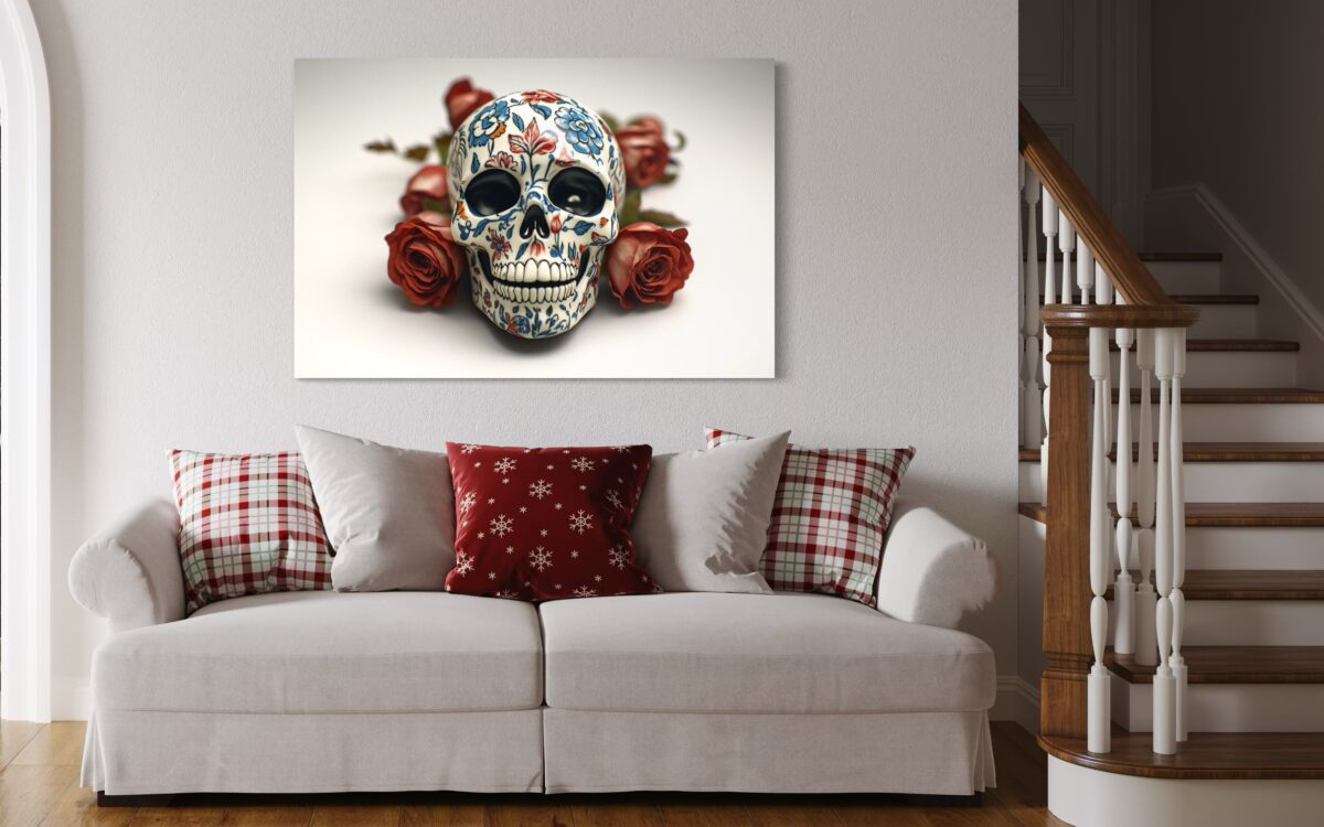 plexiglas sugar skull