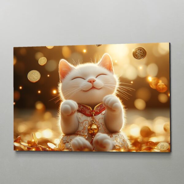 Fortune cat plexiglas art