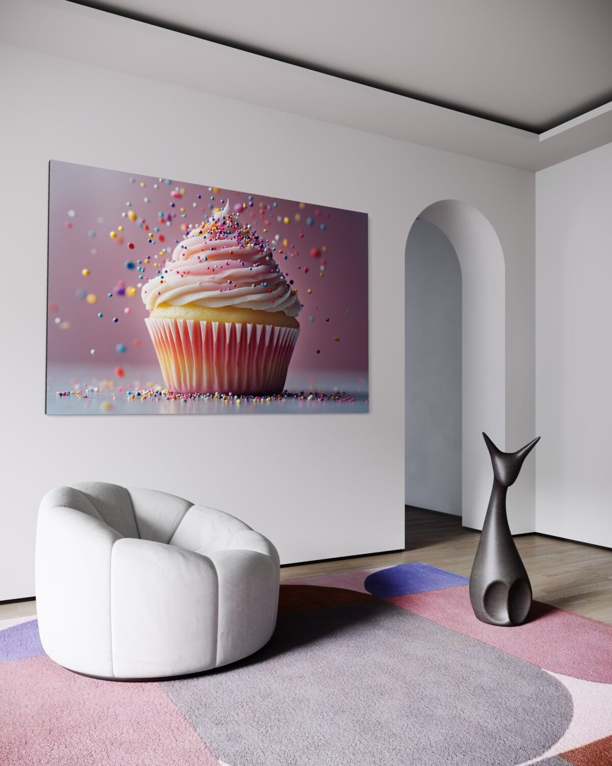 Sprinkles Cupcake plexiglas in luxe kinderkamer