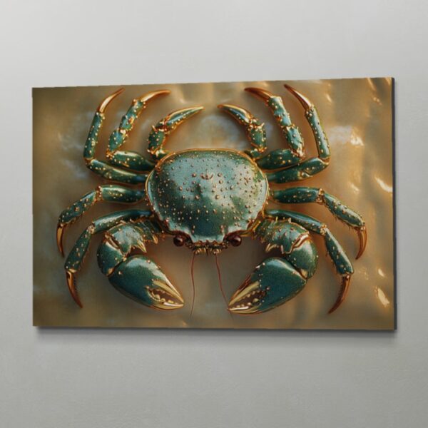 Gold & Green Crab